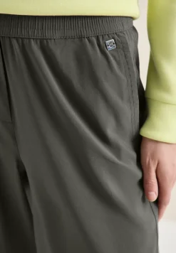 High Waist broek met wijde pijpen in Loose Fit