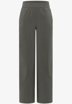 High Waist broek met wijde pijpen in Loose Fit