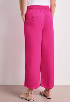 High Waist broek met wijde pijpen in Loose Fit