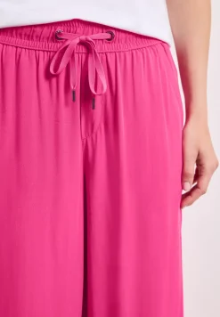 High Waist broek met wijde pijpen in Loose Fit