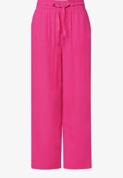 High Waist broek met wijde pijpen in Loose Fit