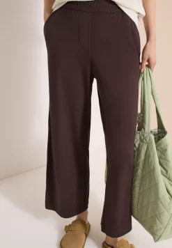 High Waist broek met wijde pijpen in Loose Fit