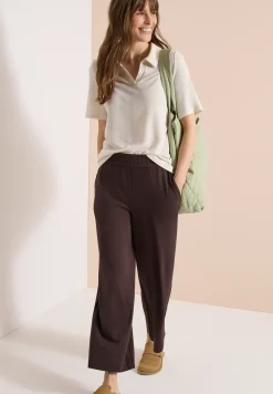 High Waist broek met wijde pijpen in Loose Fit