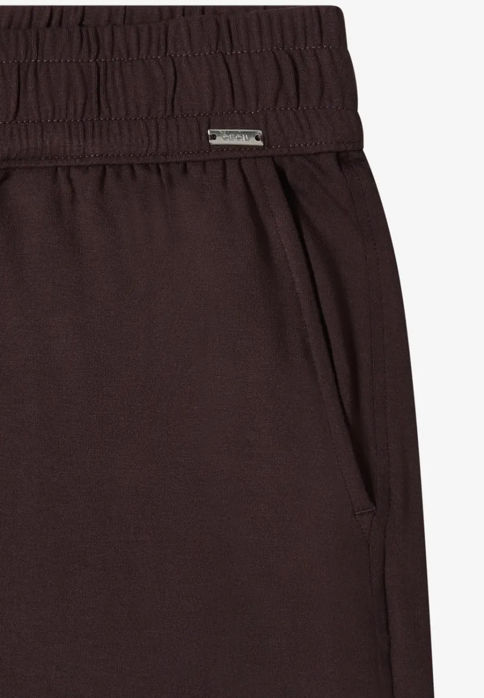 High Waist broek met wijde pijpen in Loose Fit