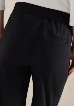 High Waist broek met wijde pijpen in Loose Fit