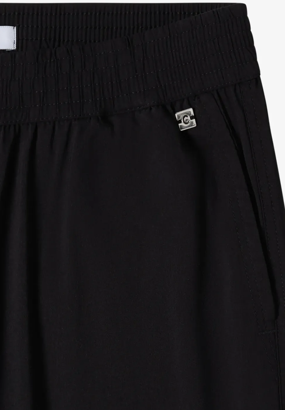 High Waist broek met wijde pijpen in Loose Fit