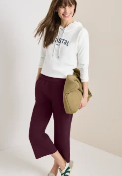 High Waist broek met wijde pijpen in Loose Fit