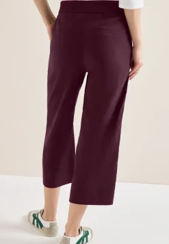 High Waist broek met wijde pijpen in Loose Fit