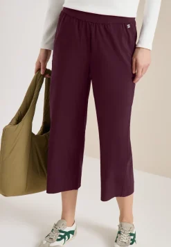 High Waist broek met wijde pijpen in Loose Fit