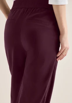 High Waist broek met wijde pijpen in Loose Fit
