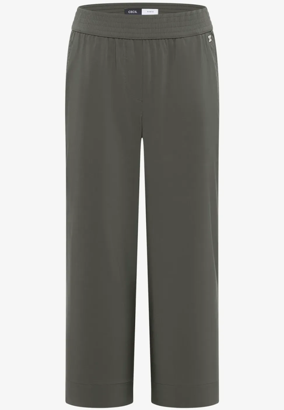 High Waist broek met wijde pijpen in Loose Fit