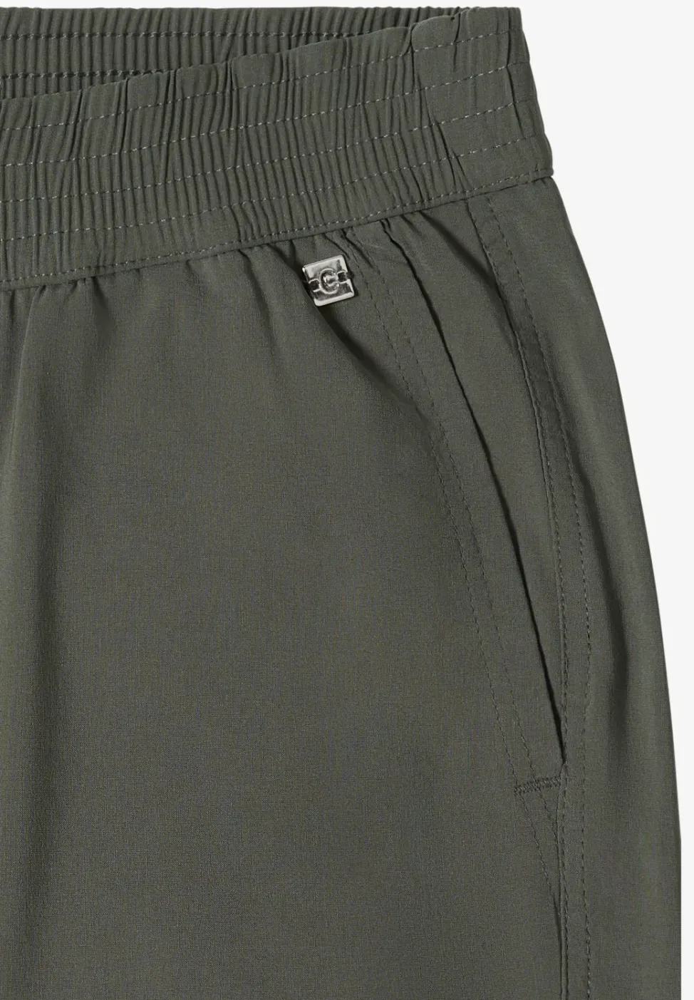 High Waist broek met wijde pijpen in Loose Fit