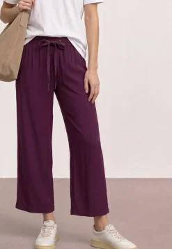 High Waist broek met wijde pijpen in Loose Fit