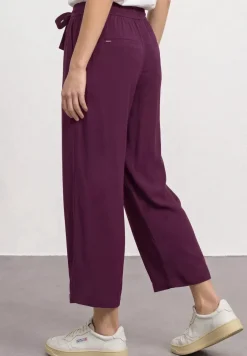 High Waist broek met wijde pijpen in Loose Fit