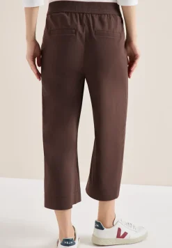 High Waist broek met wijde pijpen in Loose Fit