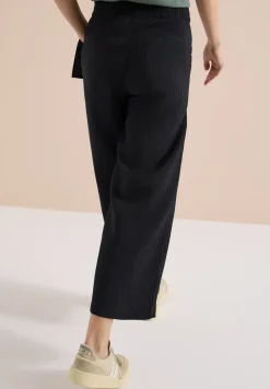 High Waist broek met wijde pijpen in Loose Fit
