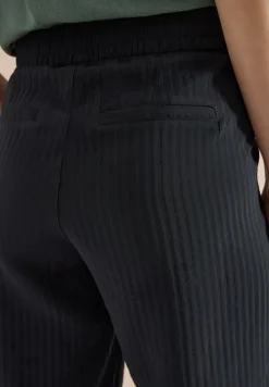 High Waist broek met wijde pijpen in Loose Fit