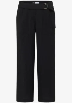 High Waist broek met wijde pijpen in Loose Fit