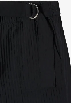 High Waist broek met wijde pijpen in Loose Fit
