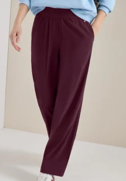 High Waist broek met wijde pijpen in Loose Fit