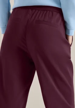 High Waist broek met wijde pijpen in Loose Fit