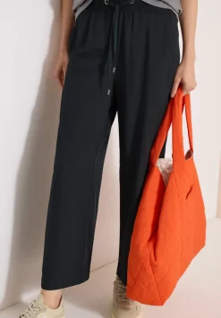 High Waist broek met wijde pijpen in Loose Fit
