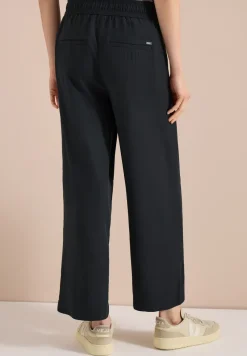 High Waist broek met wijde pijpen in Loose Fit