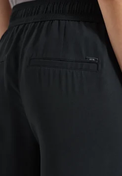 High Waist broek met wijde pijpen in Loose Fit