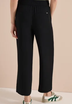 High Waist broek met wijde pijpen in Loose Fit