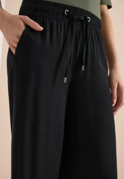 High Waist broek met wijde pijpen in Loose Fit