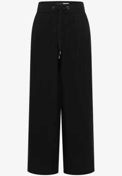 High Waist broek met wijde pijpen in Loose Fit