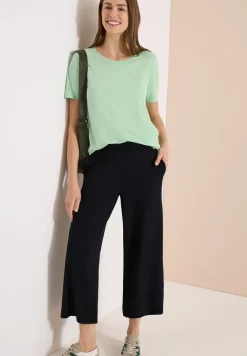 High Waist broek met wijde pijpen in Loose Fit