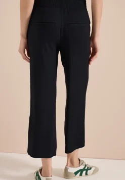 High Waist broek met wijde pijpen in Loose Fit
