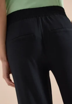 High Waist broek met wijde pijpen in Loose Fit