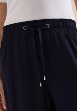 High Waist broek met wijde pijpen in Loose Fit