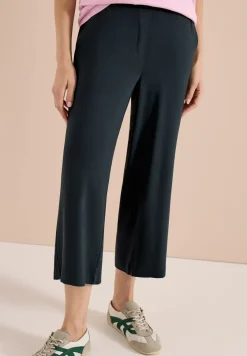 High Waist broek met wijde pijpen in Loose Fit