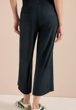 High Waist broek met wijde pijpen in Loose Fit