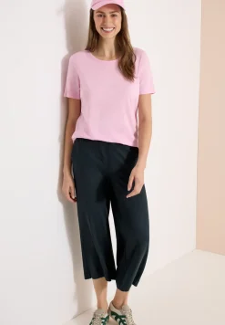 High Waist broek met wijde pijpen in Loose Fit