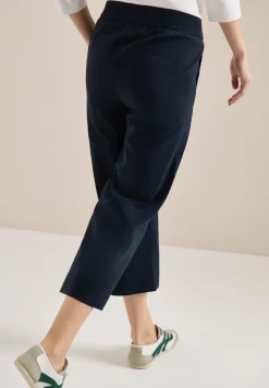 High Waist broek met wijde pijpen in Loose Fit