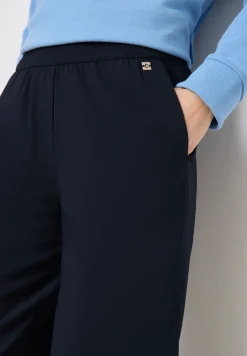 High Waist broek met wijde pijpen in Loose Fit