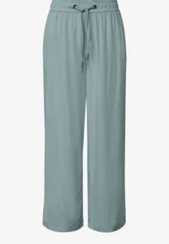 High Waist broek met wijde pijpen in Loose Fit