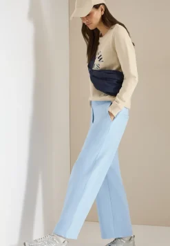 High Waist broek met wijde pijpen in Loose Fit