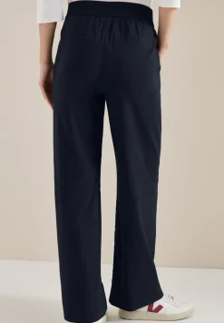 High Waist broek met wijde pijpen in Loose Fit