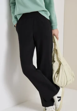 High Waist broek met wijde pijpen in Loose Fit