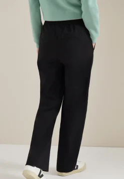 High Waist broek met wijde pijpen in Loose Fit