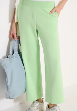 High Waist broek met wijde pijpen in Loose Fit