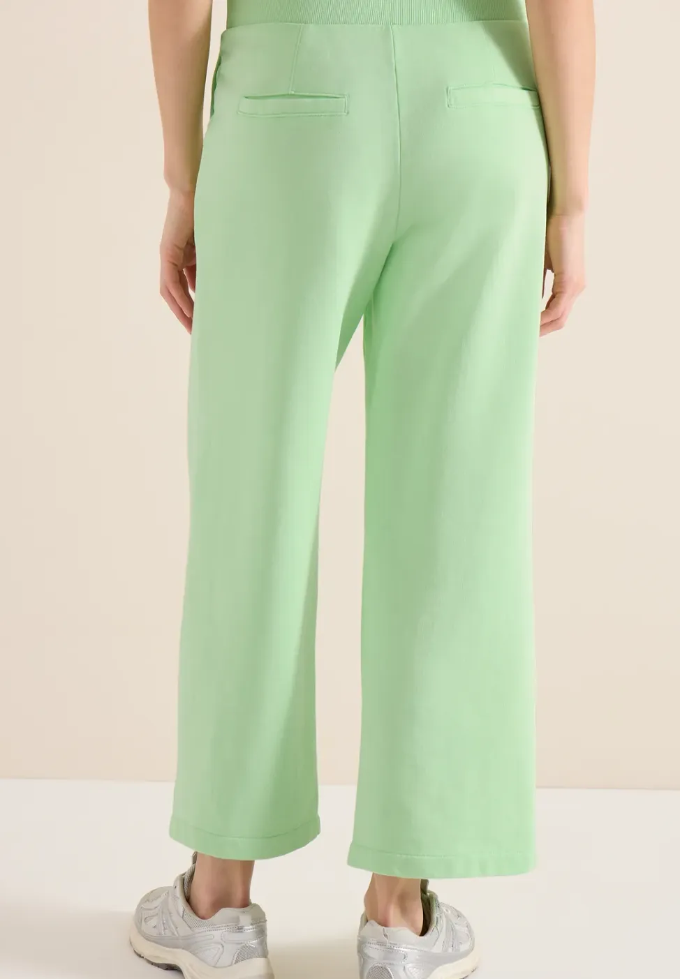 High Waist broek met wijde pijpen in Loose Fit