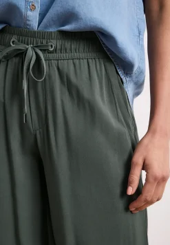 High Waist broek met wijde pijpen in Loose Fit