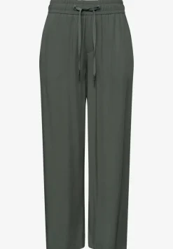 High Waist broek met wijde pijpen in Loose Fit