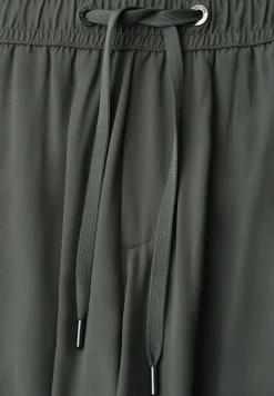 High Waist broek met wijde pijpen in Loose Fit